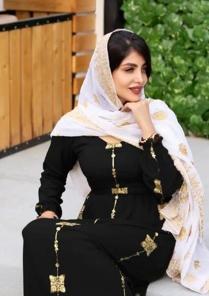عکس پیراهن نگینی بندری