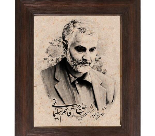 قاب عکس حاج قاسم سلیمانی