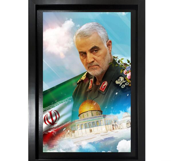 قاب عکس حاج قاسم سلیمانی