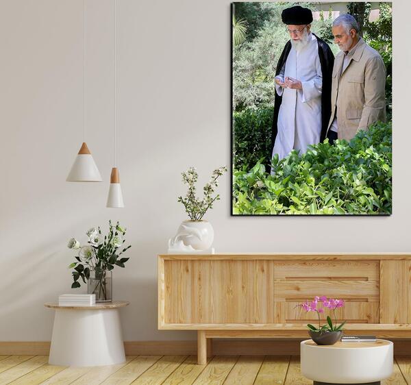قاب عکس حاج قاسم سلیمانی