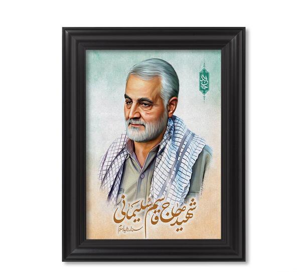 قاب عکس حاج قاسم سلیمانی