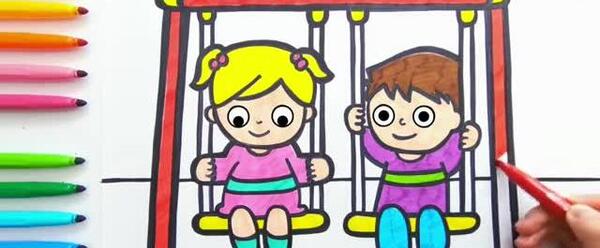 عکس های نقاشی تاب و سرسره