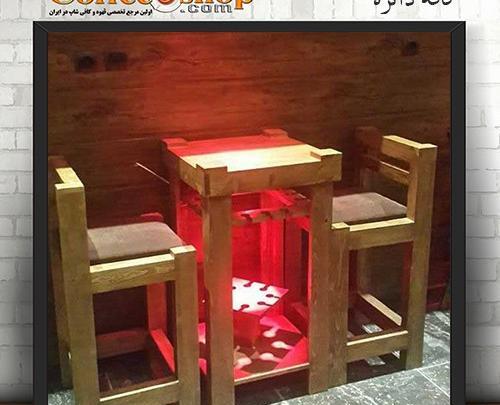 عکس کافه صورتی بابل