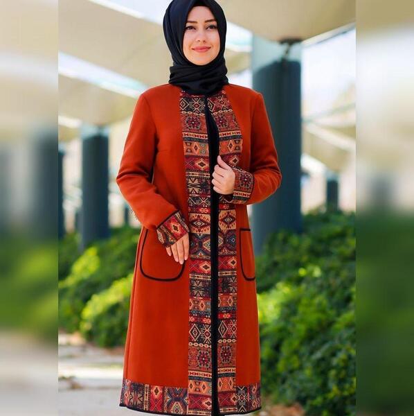 عکس مدل مانتو بلند ترکی