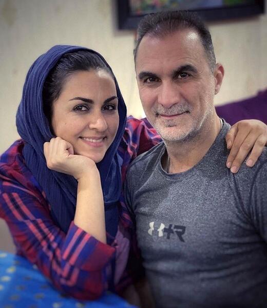عکس حمید ابراهیمی و همسرش
