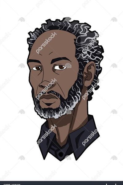 عکس نقاشی صورت مرد