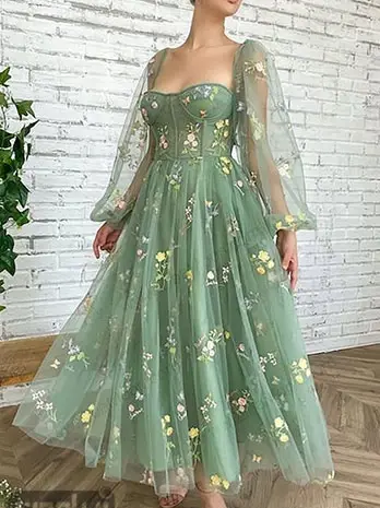 عکس لباس مجلسی دخترانه حریر طرح دار