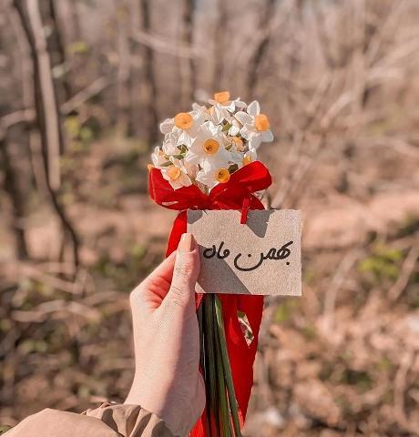 عکس نوشته بهمن ماهی عزیز تولدت مبارک