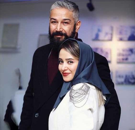 عکس الناز حبیبی و همسرش و فرزندش