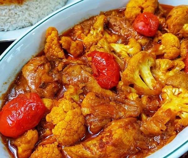 عکس خورشت کلم بروکلی