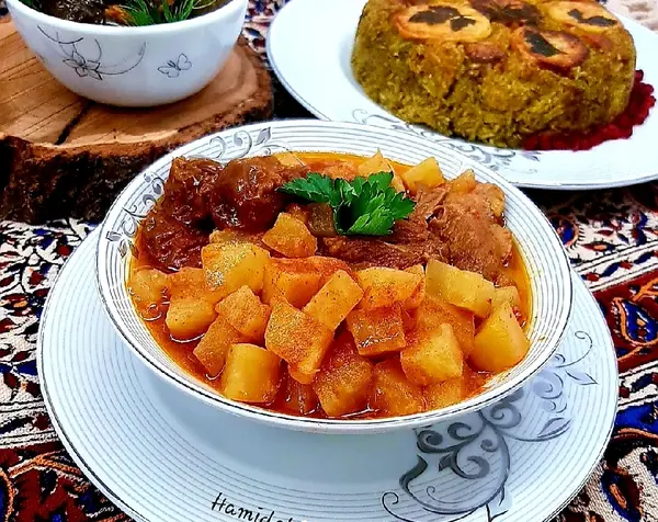 عکس خورشت کلم بروکلی