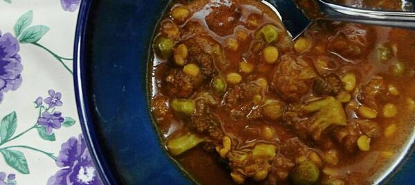 عکس خورشت کلم بروکلی