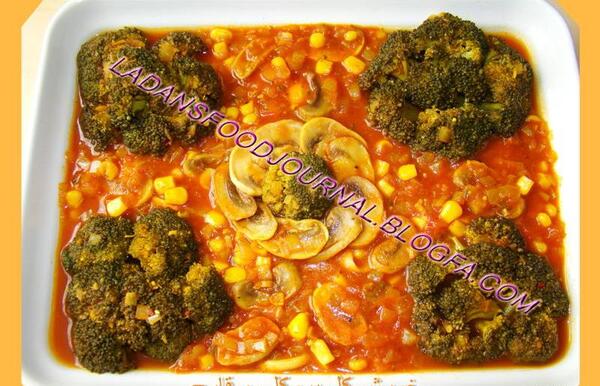 عکس خورشت کلم بروکلی