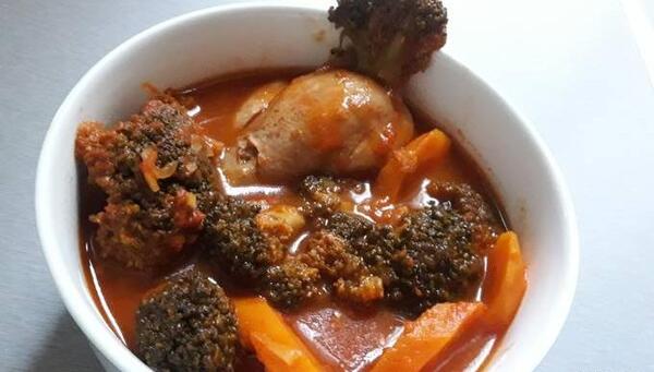 عکس خورشت کلم بروکلی