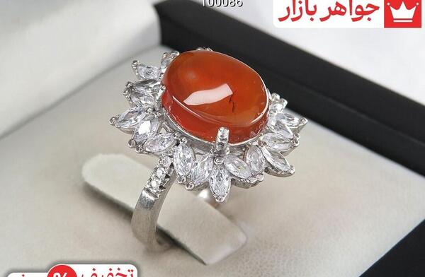 عکس انگشتر عقیق زنانه