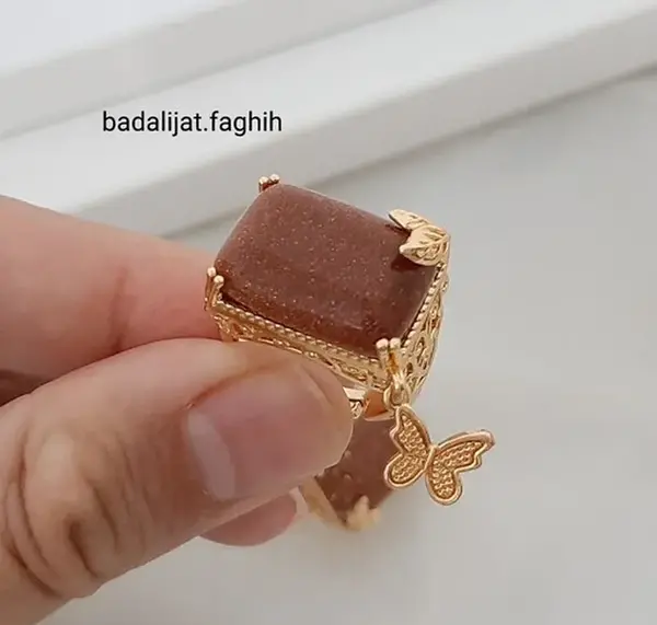 عکس انگشتر عقیق زنانه
