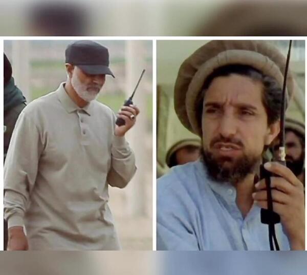 عکس احمد شاه مسعود و احمد مسعود