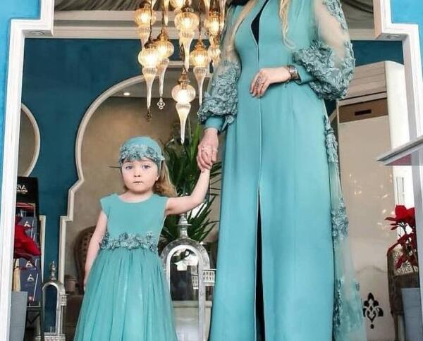 عکس لباس مجلسی شیک ست مادر دختری