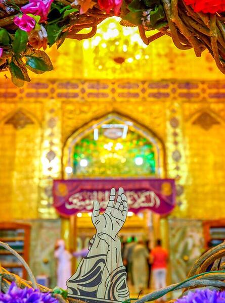 عکس خام حرم امام علی