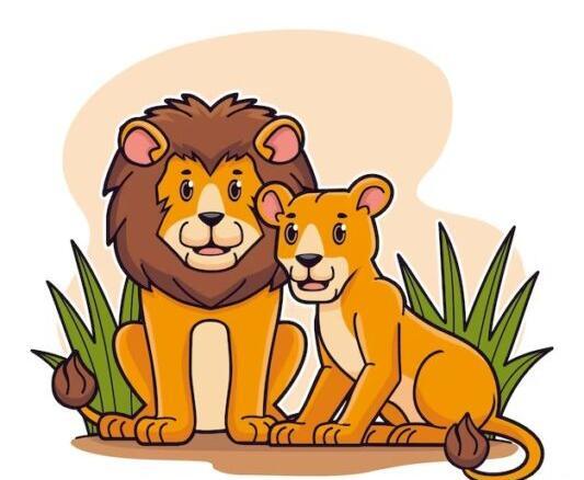 عکس طرح نقاشی شیر