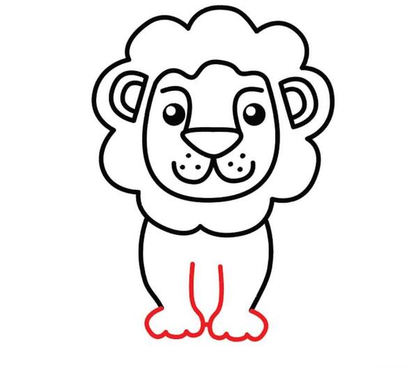 عکس طرح نقاشی شیر