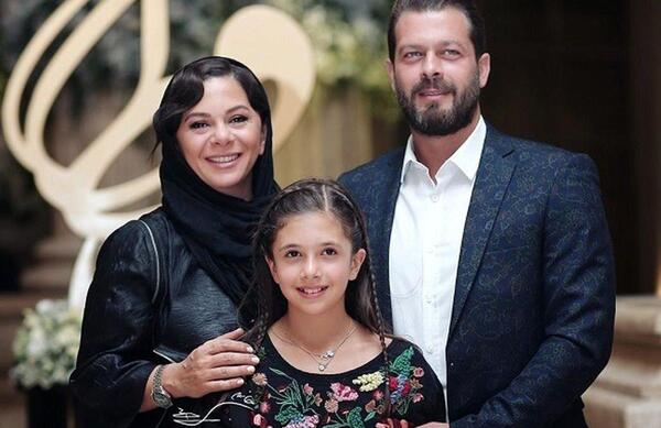 عکس پژمان بازغی با خانواده اش
