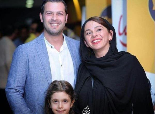 عکس پژمان بازغی با خانواده اش