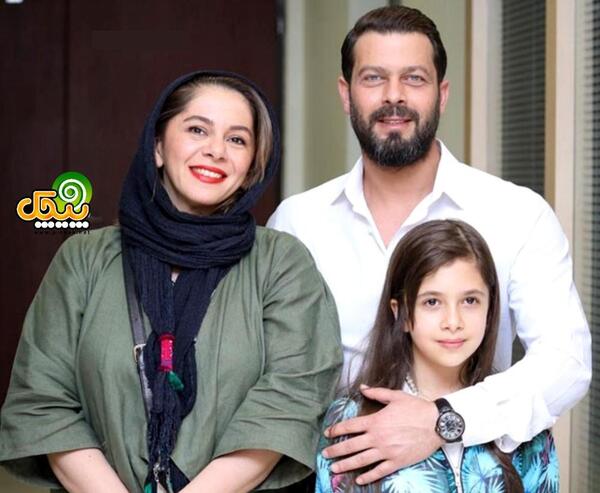 عکس پژمان بازغی با خانواده اش