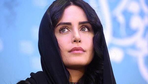 عکس الناز شاکردوست با موی فر