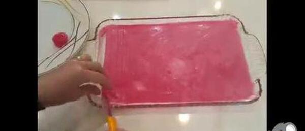 عکس ژله رولی گل رز