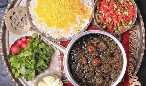 عکس قورمه سبزی گیلانی