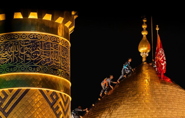 عکس پرچم ضریح حضرت عباس