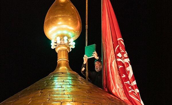 عکس پرچم ضریح حضرت عباس