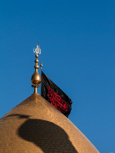 عکس پرچم ضریح حضرت عباس