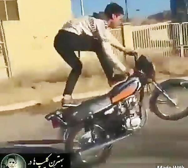 عکس موتور هوندا ۱۲۵ تصادفی