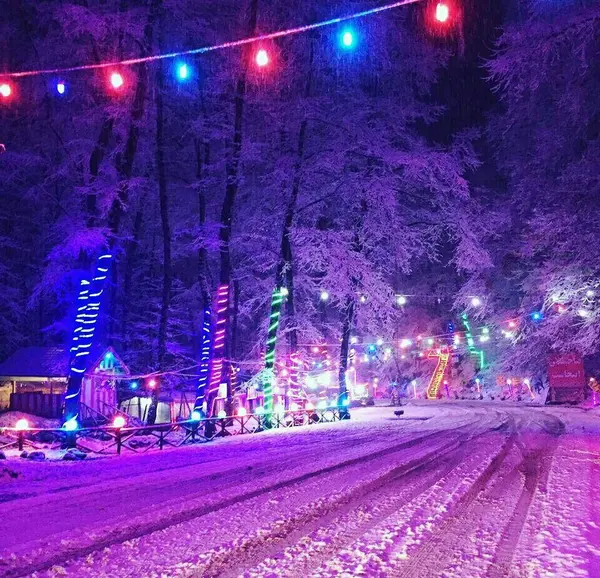 عکس جاده عباس آباد