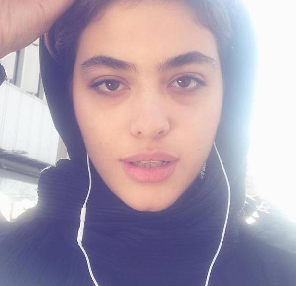 عکس ریحانه پارسا با آرایش