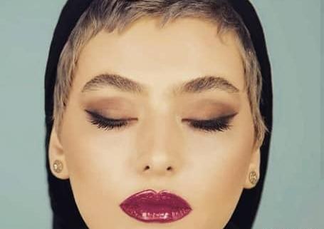 عکس ریحانه پارسا با آرایش