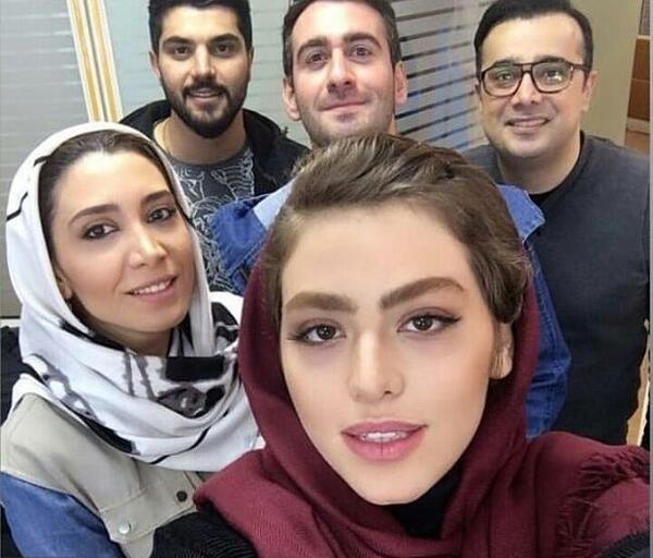 عکس ریحانه پارسا با آرایش