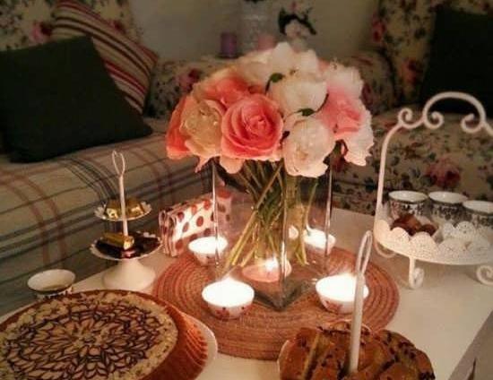 عکس چیدمان میز سالگرد ازدواج