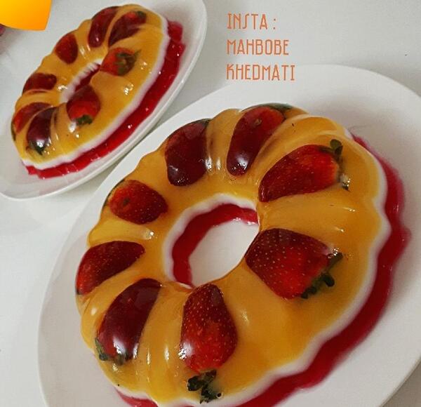 عکس ژله بستنی ویترینی