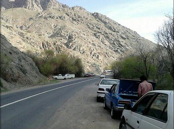 عکس جاده نیشابور