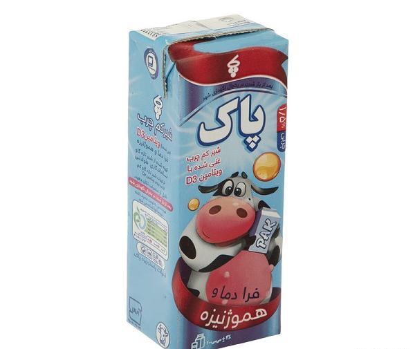 عکس شیر غنی شده