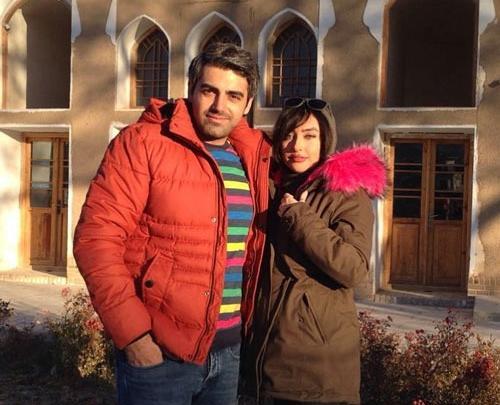 عکس بازیگر محمدرضا رهبری و همسرش