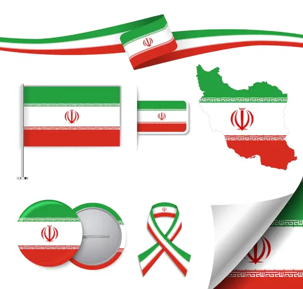 عکس پرچم ایران طراحی
