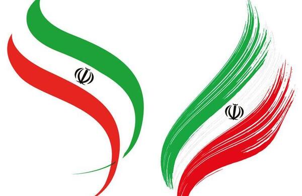 عکس پرچم ایران طراحی