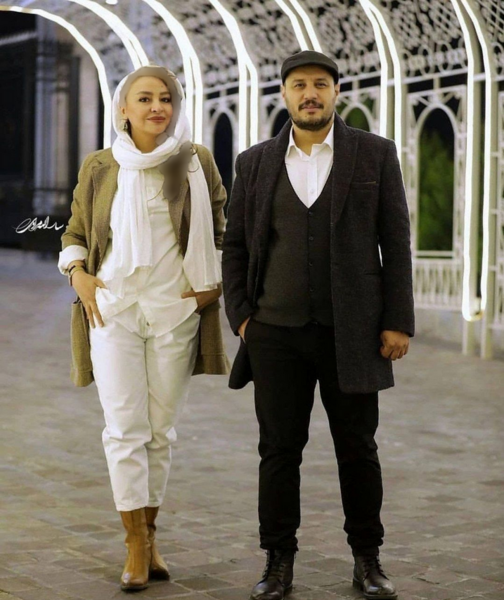 عکس جواد عزتی و همسرش در زخم کاری