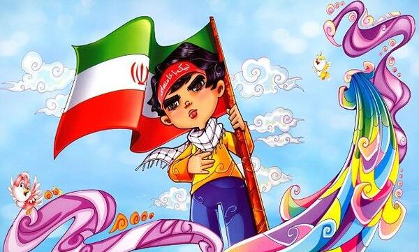 عکس نقاشی کودکانه در مورد دفاع مقدس