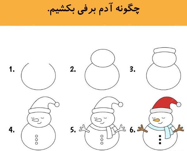 عکس نقاشی صورت سفید برفی