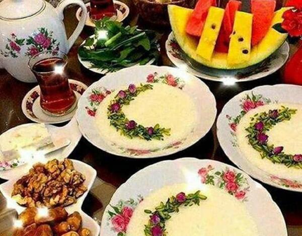 عکس های تزیین سفره ی افطار
